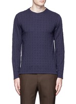 Main View -Click To Enlarge Diamond motif sweater