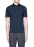 Main View - Click To Enlarge Main View - Click To Enlarge - Armani Collezioni - Velvet collar slim fit polo shirt