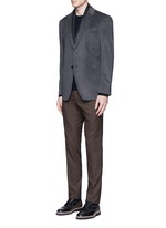 Figure View -Click To Enlarge Geometric jacquard sweater