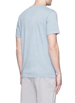 Back View -Click To Enlarge Crew neck cotton slub jersey T-shirt