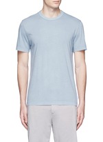 Main View -Click To Enlarge Crew neck cotton slub jersey T-shirt