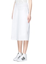 Front View -Click To Enlarge 'HY' structured wrap skort