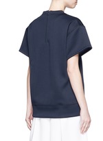 Back View -Click To Enlarge 'HY SSL' Trefoil logo print boxy sweatshirt