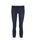 Main View -Click To Enlarge Contrast cuff rib knit tights