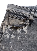 Click To Enlarge 'Skate' bleach stain frayed jeans