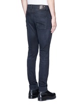 Back View -Click To Enlarge 'Skate' distressed slim fit jeans
