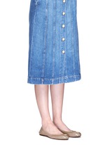 Figure View -Click To Enlarge 'Jolie' patent toe cap leather ballerina flats