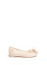 Main View - Click To Enlarge Main View - Click To Enlarge - Melissa - 'Ultragirl Bow II' PVC kids flats