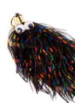 Detail View -Click To Enlarge 'George' ethical Turkey feather keyring
