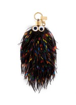 Main View -Click To Enlarge 'George' ethical Turkey feather keyring