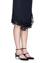 Figure View -Click To Enlarge 'Wilbur' chunky heel patent Mary Jane pumps