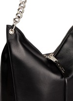 Detail View -Click To Enlarge 'Raven' large leather shoulder bag