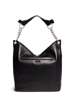Back View -Click To Enlarge 'Raven' large leather shoulder bag