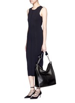 Figure View -Click To Enlarge 'Raven' large leather shoulder bag