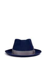 Main View -Click To Enlarge 'Knut Whip' mohair ribbon rabbit furfelt hat