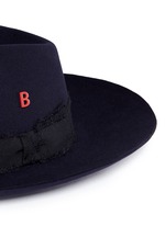Detail View -Click To Enlarge 'Antwerp' rabbit furfelt hat