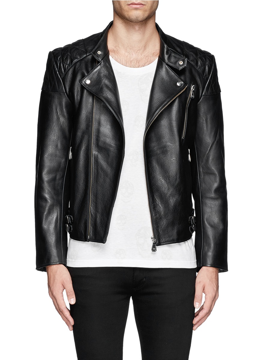 Alexander Mcqueen Leather Jacket Women 6am Mall Com Alexander Mcqueen Leather Jacket Women