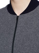 Detail View -Click To Enlarge 'Scout' climate control felt bomber jacket