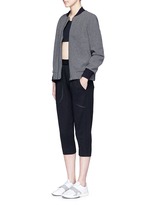 Figure View -Click To Enlarge 'Scout' climate control felt bomber jacket