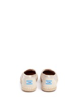 Back View -Click To Enlarge Classic mesh espadrille slip-ons