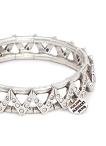 Detail View -Click To Enlarge 'VIWY' crystal bead cutout elastic bracelet