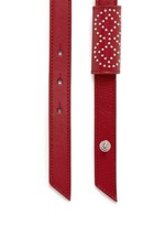 Detail View -Click To Enlarge 'Arabesque' stud leather belt