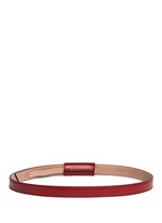 Back View -Click To Enlarge 'Arabesque' stud leather belt