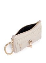 Detail View -Click To Enlarge 'M.A.C.' mini leather crossbody bag