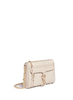 Front View -Click To Enlarge 'M.A.C.' mini leather crossbody bag