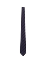Main View -Click To Enlarge Stripe silk tie