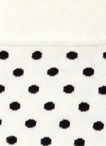 Detail View -Click To Enlarge Stripe dot socks