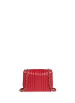 Back View -Click To Enlarge Vintage Chanel quilted caviar leather mini flap bag