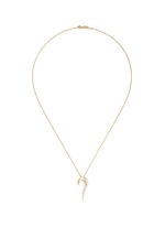 Main View -Click To Enlarge 'Galaxy Curl' pendant diamond 14K gold necklace