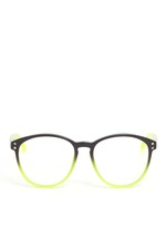 Main View -Click To Enlarge Two-tone rounded plastic optical glasses