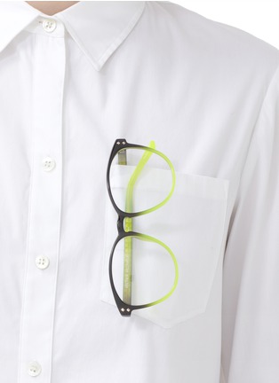 Click To Zoom Matthew Williamson - Two-tone rounded plastic optical glasses