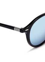 Detail View -Click To Enlarge 'RB4237 Liteforce' thermoplastic round mirror sunglasses