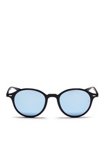 Main View -Click To Enlarge 'RB4237 Liteforce' thermoplastic round mirror sunglasses