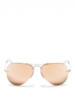 Main View -Click To Enlarge Metal aviator mirror sunglasses