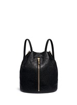 Click To Enlarge 'Cynnie Sling' grainy leather bucket bag