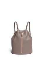 Click To Enlarge 'Cynnie Sling' grainy leather bucket bag
