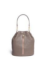 Main View -Click To Enlarge 'Cynnie Sling' grainy leather bucket bag