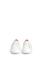 Front View -Click To Enlarge 'Hudson' elastic band skate slip-ons