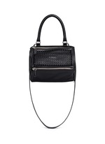 Main View -Click To Enlarge 'Pandora' small velvet stud leather bag