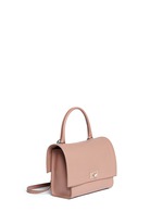 Figure View -Click To Enlarge 'Shark' small leather shoulder bag