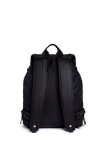Back View -Click To Enlarge Natural grain leather backpack