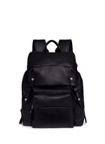 Main View -Click To Enlarge Natural grain leather backpack