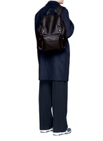 Figure View -Click To Enlarge Natural grain leather backpack