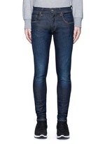 Detail View -Click To Enlarge 'Fit 1' dark wash skinny jeans