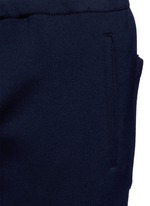 Detail View -Click To Enlarge Elastic waist and cuff jogging pants