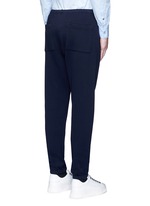 Back View -Click To Enlarge Elastic waist and cuff jogging pants